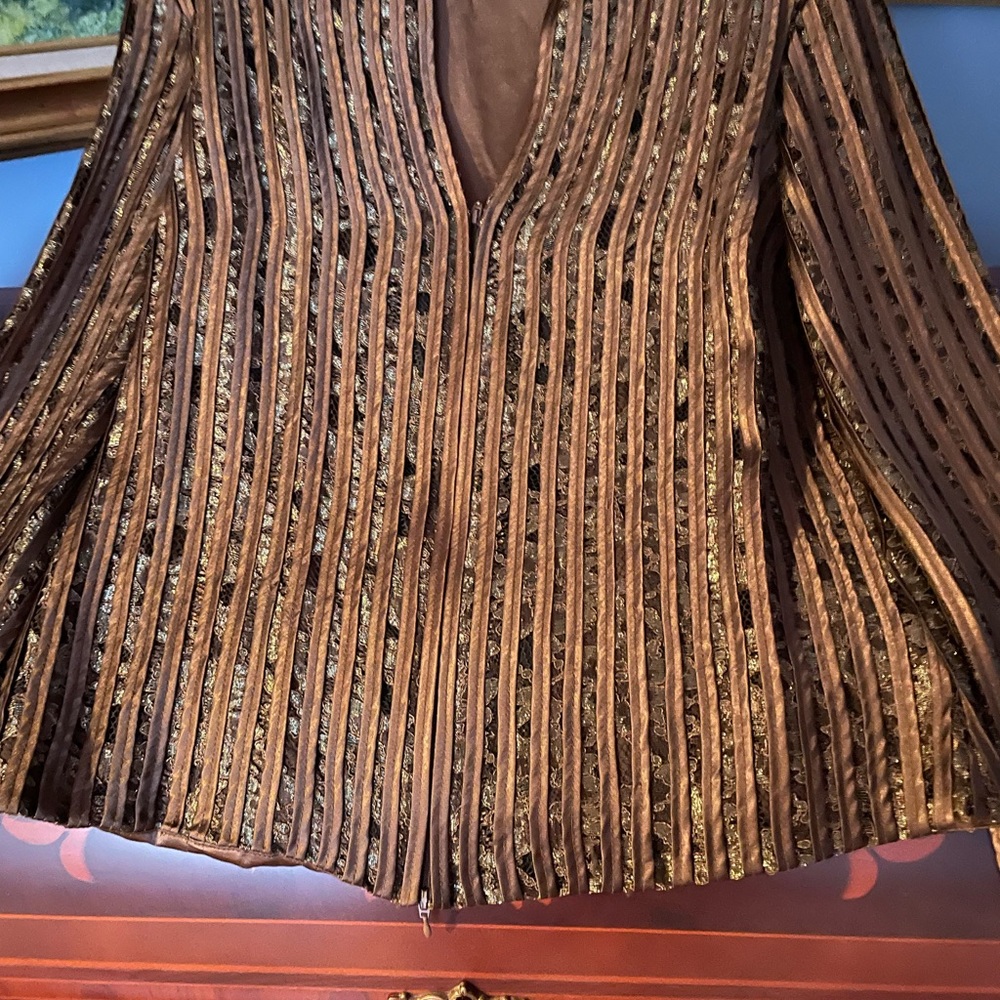 N0W $29 SUPER REDUCED SPECIAL Rich Copper Cartise Jacket & Skirt - Picture 6 of 14